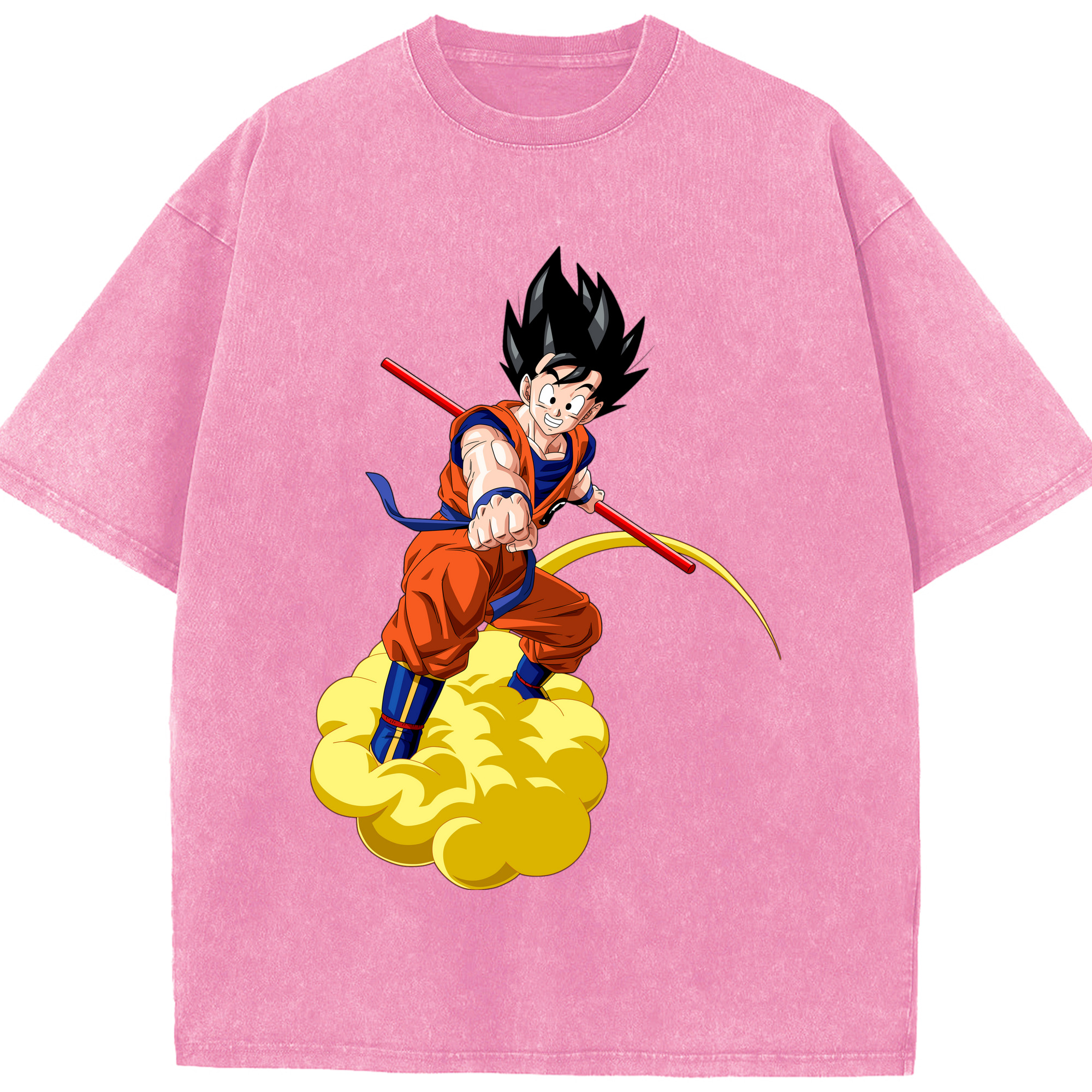 （画像用） ドラゴンボール 孫 悟飯（そんごはん）DRAGON BALL Son Gohan 綿100% ヴィンテージ風 半袖Tシャツ（フロントプリント）